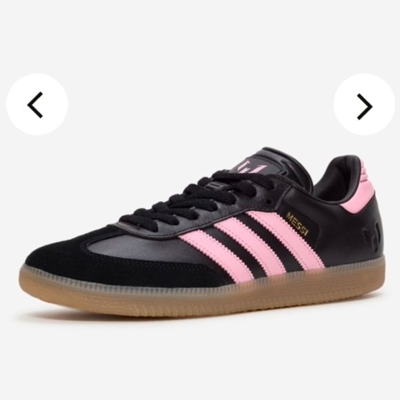 Adidas Samba Messi Men Miami CF Pink Black And Gum 032026 - Picture 2 of 9